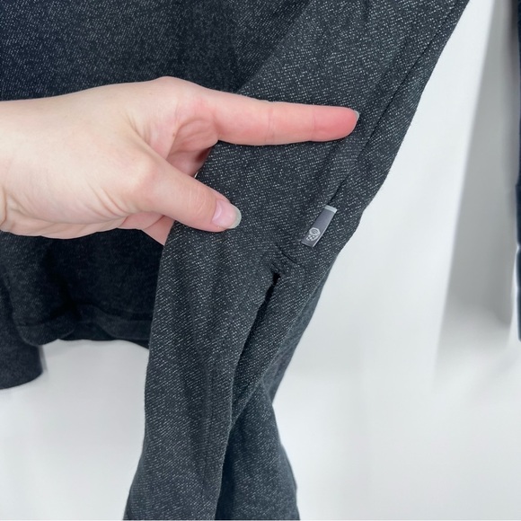 Mountain Hardwear Charcoal Grey Asymmetric Hem Long Sleeve Shirt - Picture 2 of 4